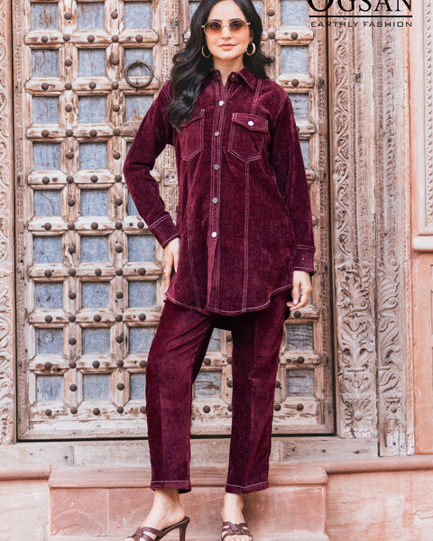 Premium Velvet Cord Set –  Luxe Edition