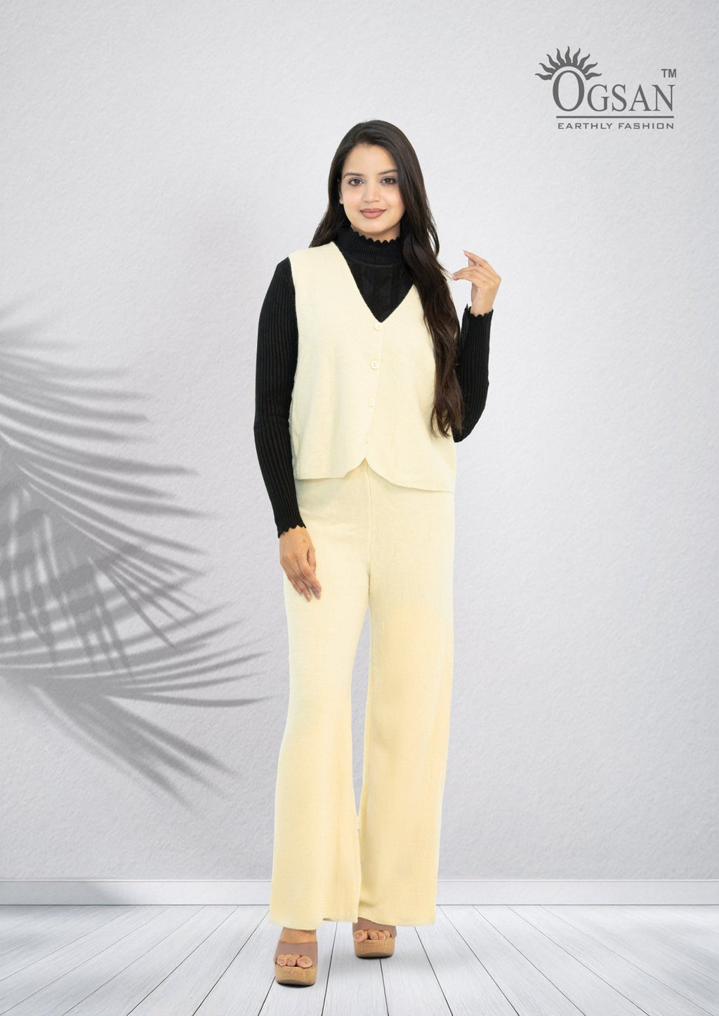 3-Piece Western Co-ord with Inner Top - Ogsan Fashion