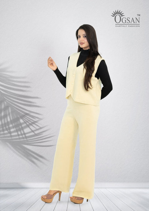 3-Piece Western Co-ord with Inner Top - Ogsan Fashion