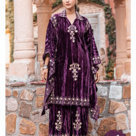 Ogsan Signature Velvet Embroidered Co-Ord Set