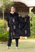 Black velvet shawl suit – Ogsan Design 100