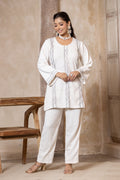 Off White velvet co-ord set – Ogsan Design 129