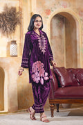 Purple velvet co-ord set – Ogsan Design 136