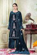 Teal velvet shawl suit – Ogsan Design 157