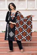 Black & Rust velvet shawl suit – Ogsan Design 37