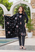 Black velvet shawl suit – Ogsan Design 67