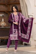 Purple velvet shawl suit – Ogsan Design 80