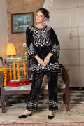Black velvet co-ord set – Ogsan Design 85