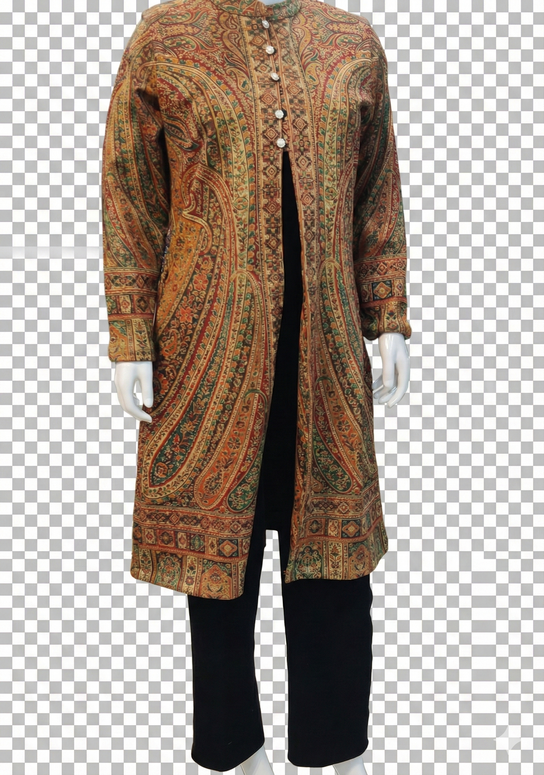 Premium Kashmiri Kani Style Jacket Kurti with Inner & Pant – 3 Piece Set