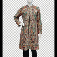 Premium Kashmiri Kani Style Jacket Kurti with Inner & Pant – 3 Piece Set