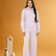 Winter Knit 2-Piece Co-ord Set – Soft Lavender