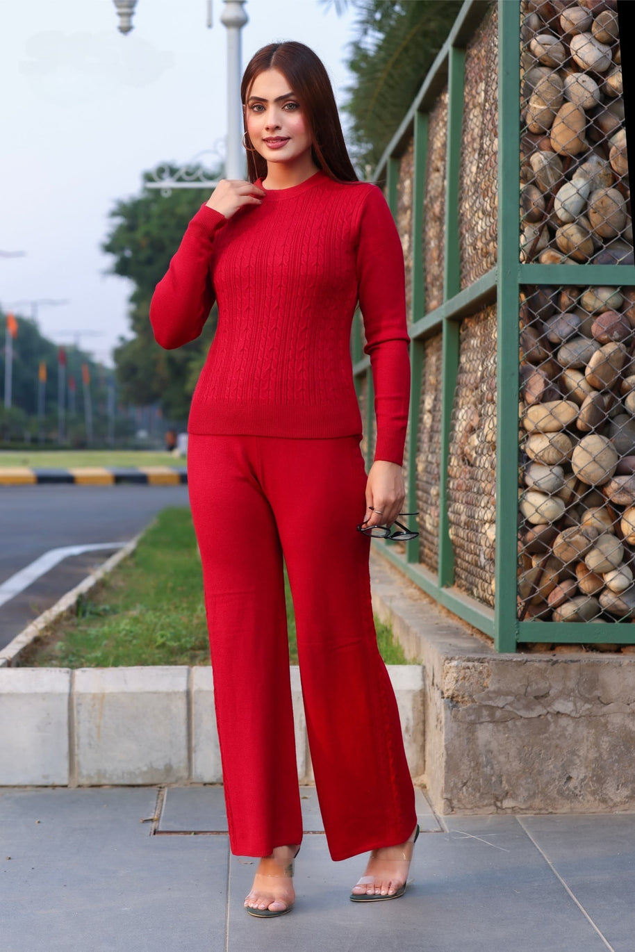 Cable-Knit Winter Co-ord Set