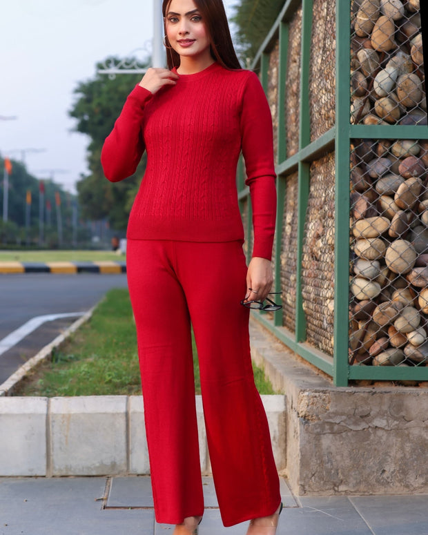 Cable-Knit Winter Co-ord Set