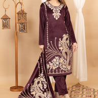 OGSAN Premium Velvet Embroidered Suit (Big Sizes)
