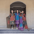 Zehnara Pashmina – Regal Floral Printed Winter Suit Set - Ogsan Fashion
